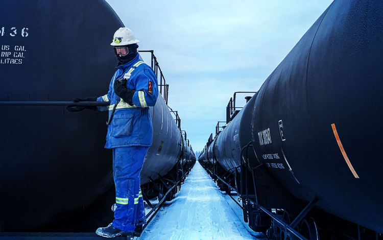 Trevor Bergen, Senior Operator at work at the North Pine Facility, an integral part of Midstream operations in NE British Columbia. Trevor Bergen, Senior Operator at work at the North Pine Facility, an integral part of Midstream operations in NE British Columbia.